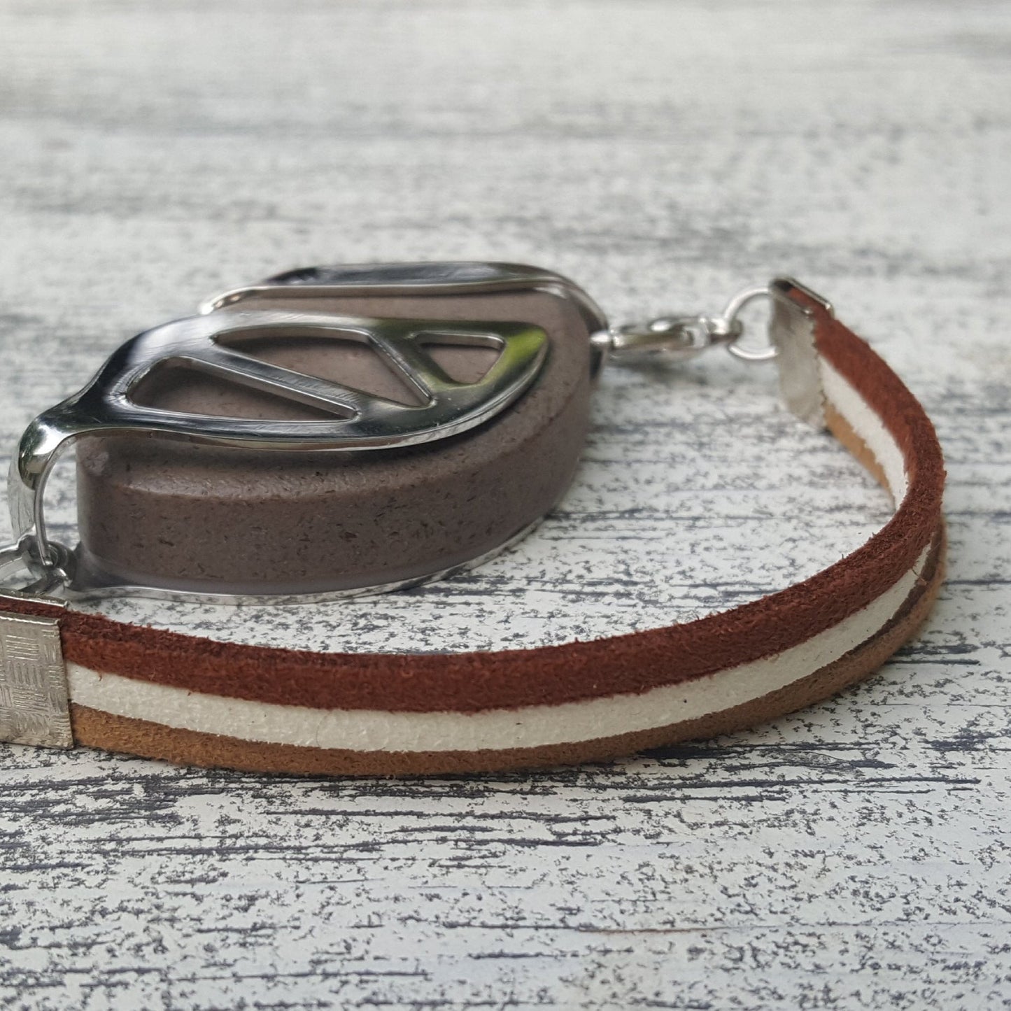 Campfire Faux Suede Bracelet - Bellabeat Leaf and Ivy