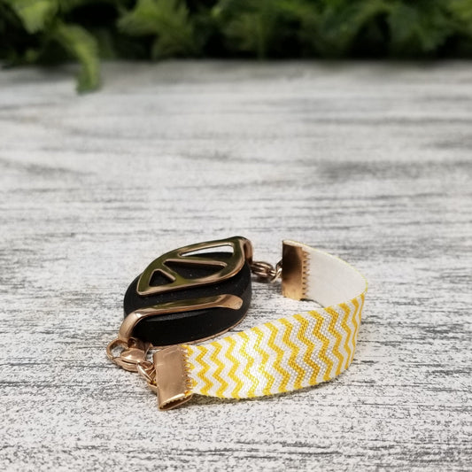 Yellow Chevron Elastic - Bellabeat Leaf and Ivy