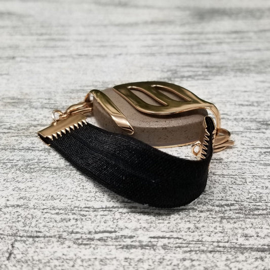 Black Elastic Bracelet - Bellabeat Leaf and Ivy