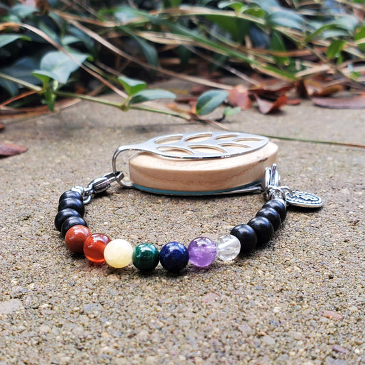 7 Chakra Mala Bracelet - Bellabeat Leaf and Ivy